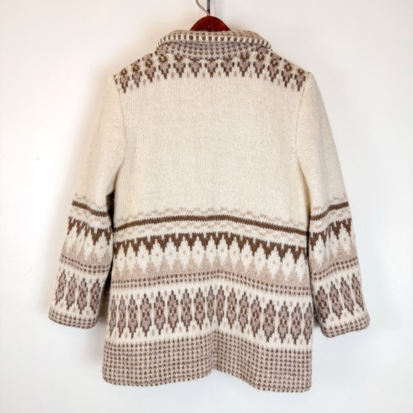 Gorgeous 70’s Icelandic Style Wool Jacket - Picture 3 of 10